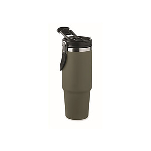 Dvoustěnný pohár 850 ml, tmavě zelená