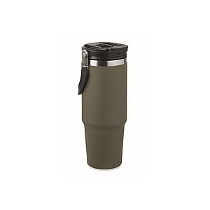 Dvoustěnný pohár 850 ml, tmavě zelená