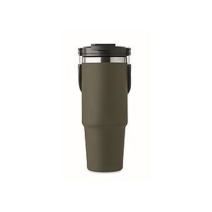 Dvoustěnný pohár 850 ml, tmavě zelená