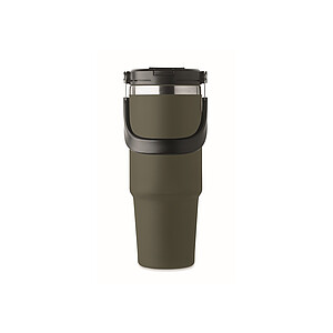 Dvoustěnný pohár 850 ml, tmavě zelená
