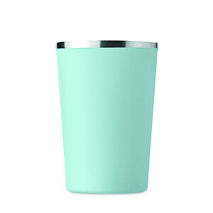 Dvoustěnný pohárek 350 ml, světle modrá