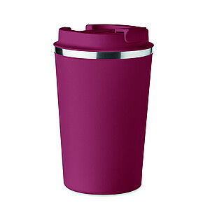 Dvoustěnný pohárek 350 ml, vínová