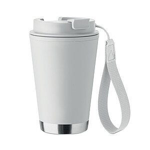Dvoustěnný termohrnek 300 ml, bílá