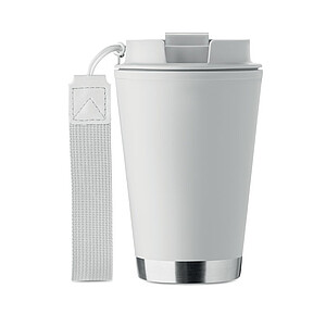 Dvoustěnný termohrnek 300 ml, bílá