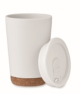 Dvoustěnný termohrnek 300 ml, bílá