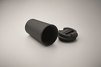 Dvoustěnný termohrnek 350ml, černá