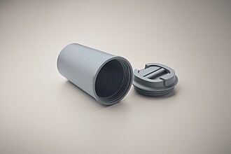 Dvoustěnný termohrnek 350ml, petrolejová