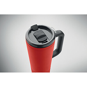 Dvoustěnný termohrnek 700 ml., červená
