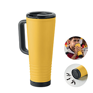 Dvoustěnný termohrnek 700 ml., žlutá
