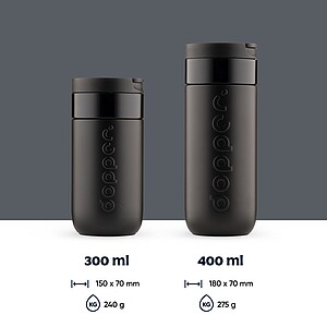 Dvoustěnný termohrnek Dopper 300 ml, černá