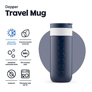 Dvoustěnný termohrnek Dopper 400 ml, tmavě modrá