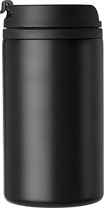 Dvoustěnný termohrnek z nerezové oceli. Objem 300ml. Černá.