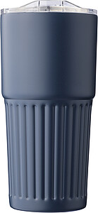 Dvoustěnný termohrnek z recyklované nerezové oceli 500 ml, modrá