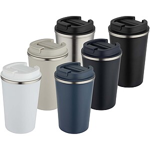 Dvoustěnný vakuově izolovaný termohrnek z nerezové oceli 350 ml, bílá