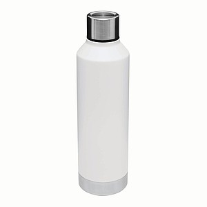 Dvouvrstvá nerezová láhev na pití, 500ml, bílá