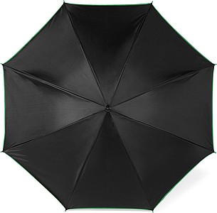 DYCK Automatický dáždnik, pr.100 cm, zvrchu čierny, zdola zelený