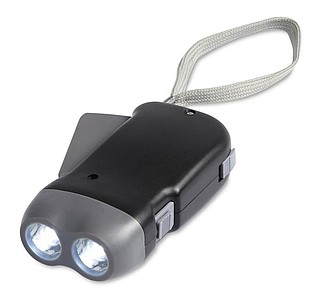 Dynamo 2 LED baterka, s pútkom