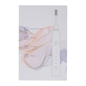 Elektrický zubní kartáček, stříbrná