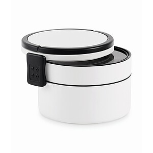 ENSALADA Dvoupatrový box na oběd, 250 ml a 700 ml, černá