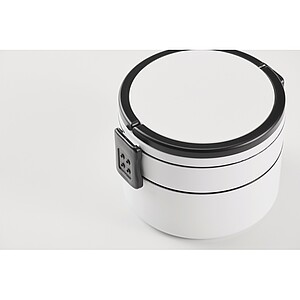 ENSALADA Dvoupatrový box na oběd, 250 ml a 700 ml, černá