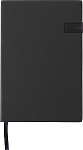 ENZO Zápisník A5, 96 linkovaných stran s 16GB USB, černý