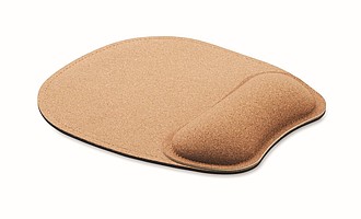 Ergonomická podložka pod myš s korkovým povrchom