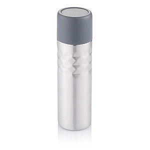 ESTERKA Módna nerezová termoska s dvojitou stenou, objem 500 ml, sivá
