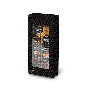 EXODÁR Dárková sada čajů, zázvoru v medu a ovoce na limonádu Mango a Marakuja