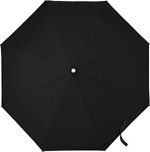 FELICIDAD Skládací automatický deštník, černý - reklamní deštníky