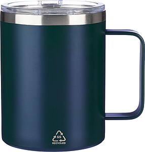 FERHAR Dvoustěnný termohrnek z nerezové oceli, 300 ml, tmavě modrá
