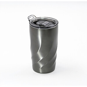 FIER Cestovný termohrnček BrandCharger, 400 ml, gunmetal