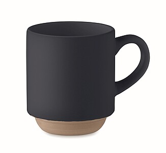 FIKRET Keramický stohovatelný hrnek o objemu 170 ml, námořní modrá