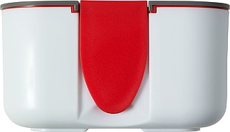 FILKA Krabička na oběd s kapacitou 850 ml, bílo šedo červená - reklamní předměty