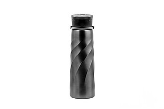 Fľaša na pitie Brandcharger 1000 ml, gun metal