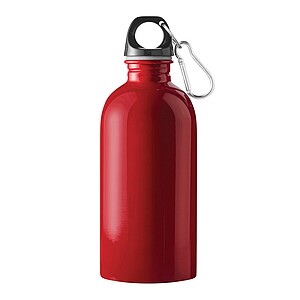 Fľaša na pitie z nehrdzavejúcej ocele 400 ml, červená