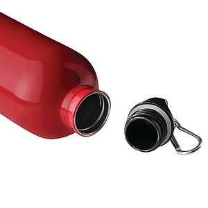 Fľaša na pitie z nehrdzavejúcej ocele 400 ml, červená
