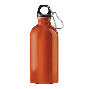 Fľaša na pitie z nehrdzavejúcej ocele 400 ml, oranžová