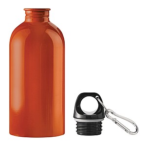 Fľaša na pitie z nehrdzavejúcej ocele 400 ml, oranžová