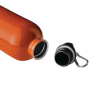 Fľaša na pitie z nehrdzavejúcej ocele 400 ml, oranžová