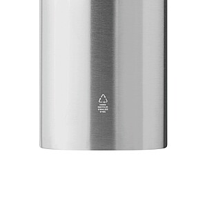 Fľaša na pitie z nehrdzavejúcej ocele 400 ml, strieborná