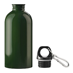 Fľaša na pitie z nehrdzavejúcej ocele 400 ml, tmavozelená