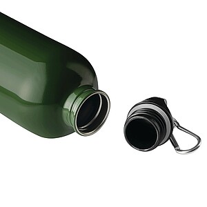 Fľaša na pitie z nehrdzavejúcej ocele 400 ml, tmavozelená
