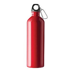 Fľaša na pitie z nehrdzavejúcej ocele 750 ml, červená