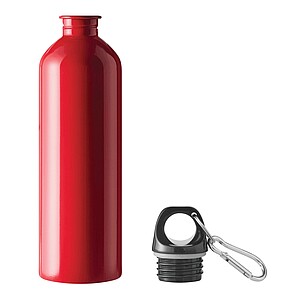 Fľaša na pitie z nehrdzavejúcej ocele 750 ml, červená