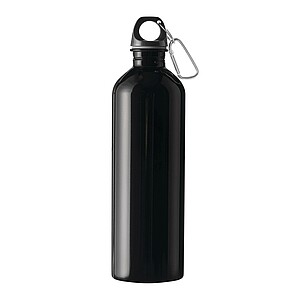 Fľaša na pitie z nehrdzavejúcej ocele 750 ml, čierna