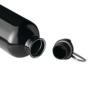 Fľaša na pitie z nehrdzavejúcej ocele 750 ml, čierna