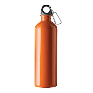 Fľaša na pitie z nehrdzavejúcej ocele 750 ml, oranžová