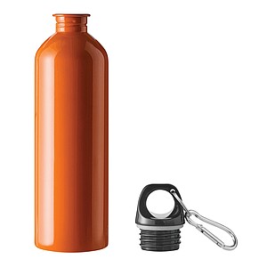 Fľaša na pitie z nehrdzavejúcej ocele 750 ml, oranžová
