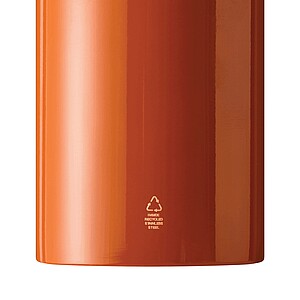 Fľaša na pitie z nehrdzavejúcej ocele 750 ml, oranžová