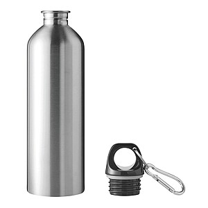 Fľaša na pitie z nehrdzavejúcej ocele 750 ml, strieborná